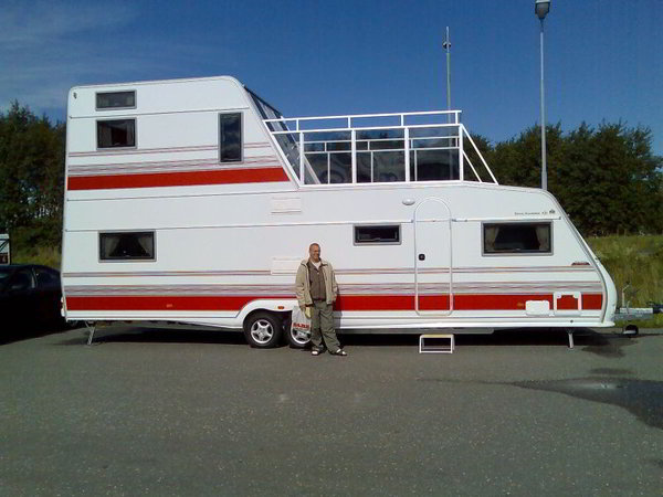 Two Story RV: A Travel Trailer with 2 Floors and Walk Out Balcony
