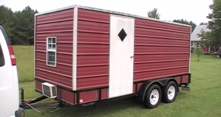 How do you build a homemade camper?