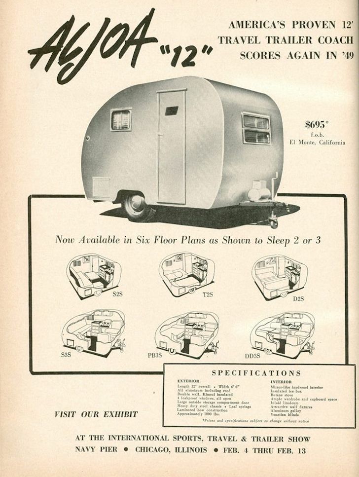 This Vintage 1948 Shasta Aljoa Trailer Is Called 'Polky'.