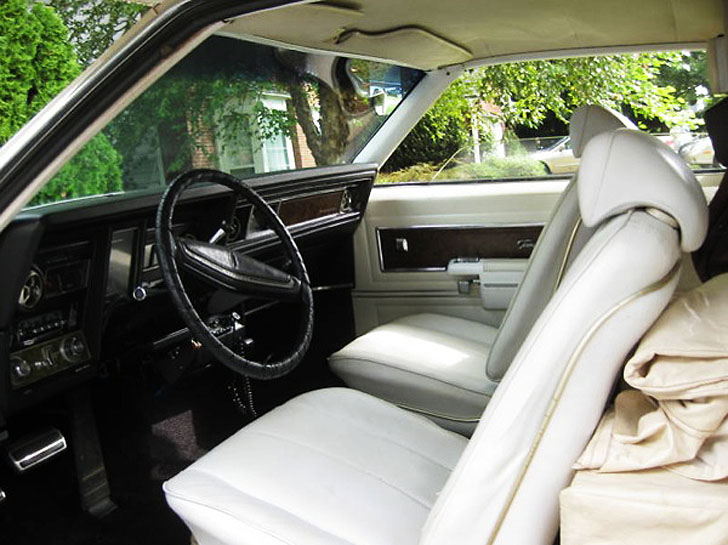 rich white leather seats