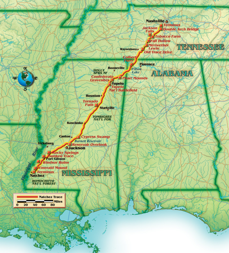 Image result for natchez trace trail