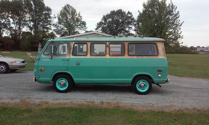 Not A Volkswagen: 1968 Chevy Pop Top Camper