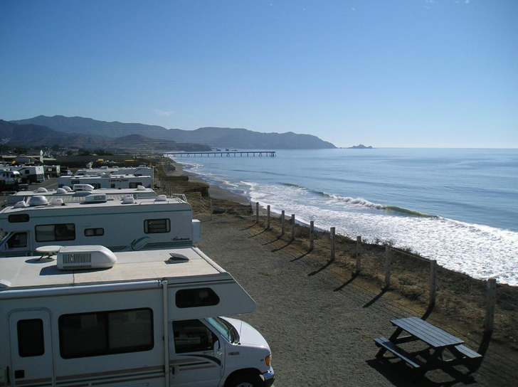 Full hookup camping california coast