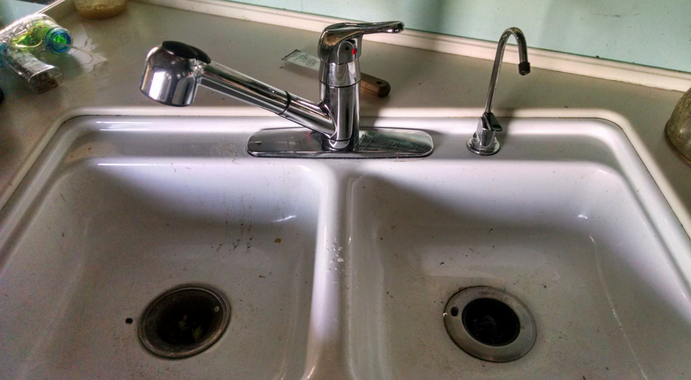 replacing an rv kitchen sink faucet