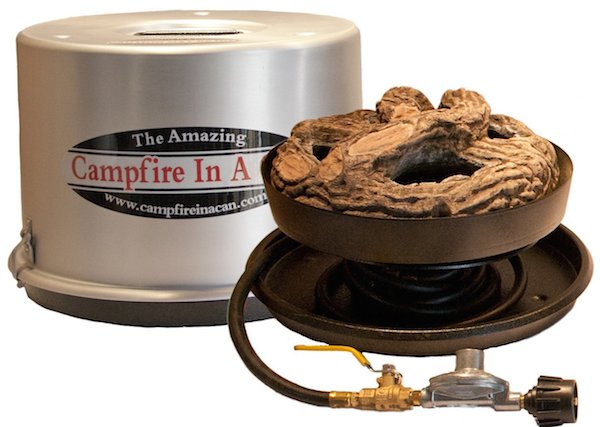 Campfire In A Can portable propane outdoor fire pit