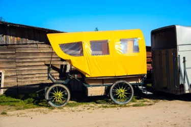 old funny car camping trailer