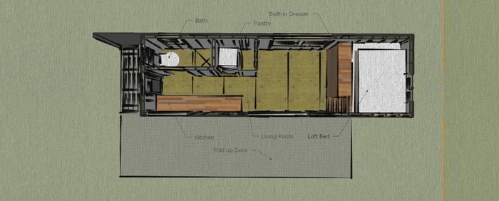 Gooseneck Flatbed Trailer, Gooseneck Tiny Home Floor Plans