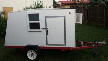 diy camper made out of plywood