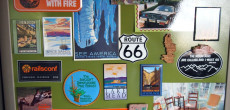Load it up with magnets, postcards, and other memorabilia