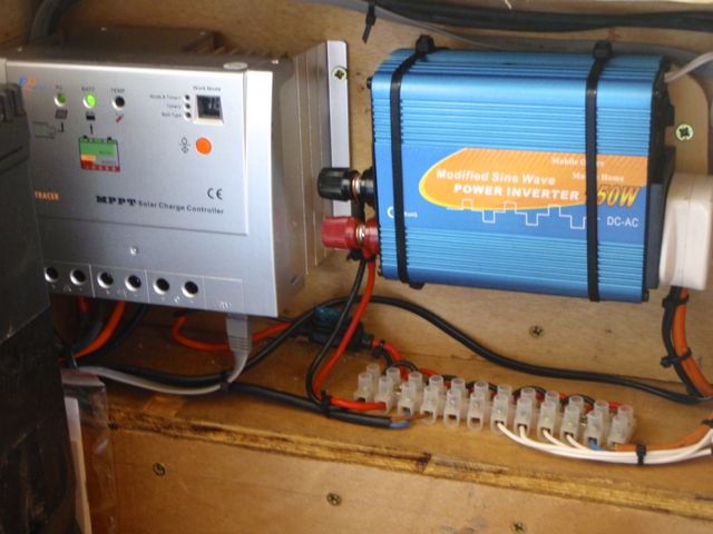 Charge controller and inverter