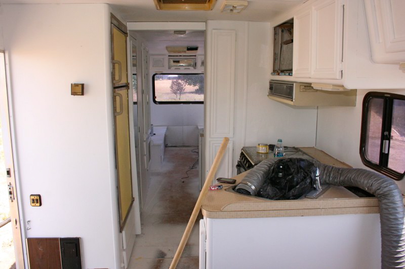 almost finished painting the inside of my rv