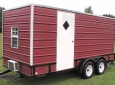 how to make a camper on a utility trailer