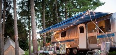 Sarah Schneider's vintage Airstream named the Wandering Star