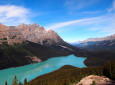 Stunning glacial waters of the Canadian Rockies