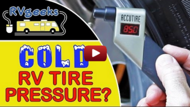 Why you should take tire pressure readings when your tires are cold