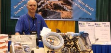 Greg Corwin in front of his USI RV gray water recycling kit