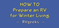 How to RV in the winter