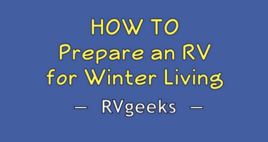 How to RV in the winter