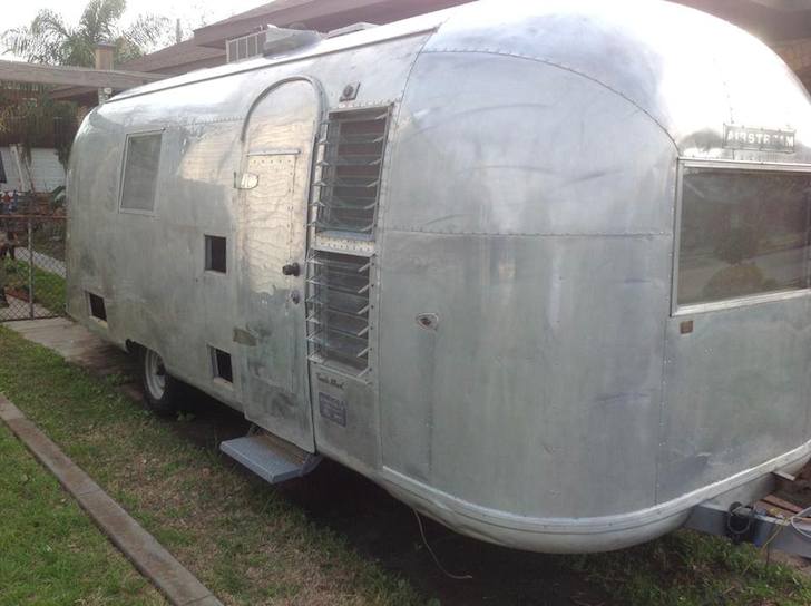 Vintage Airstream trailer