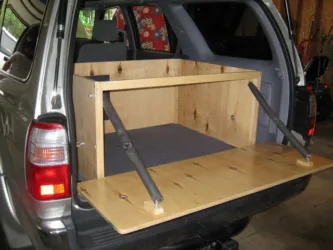 The box installed in the 4Runner