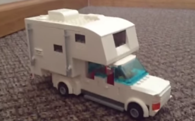 LEGO truck camper