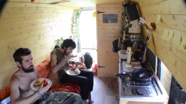 Living in a van time lapse