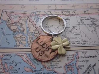 Penny key chain Valentine's gift
