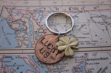Penny key chain Valentine's gift