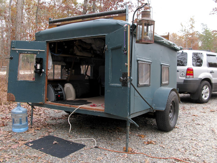 Homemade DIY camper trailer