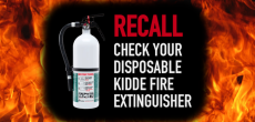 Fire extinguisher recall