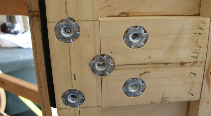 Construction Detail Showing TNuts for Strong Joints