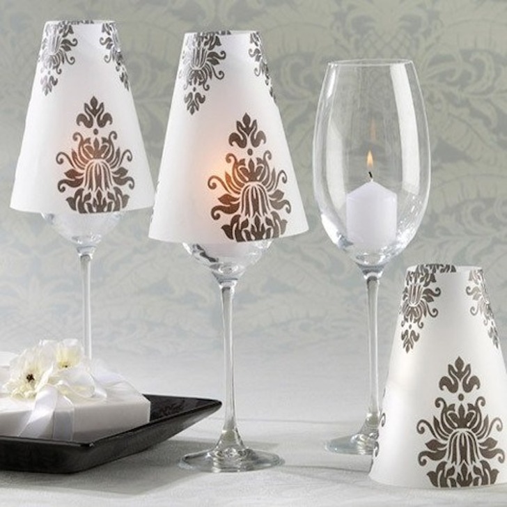 Wine Glass Lamps