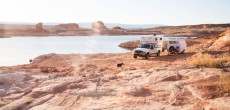 Truck Camper + Trailer