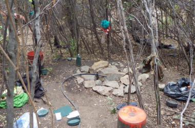 camping near illegal marijuana grow