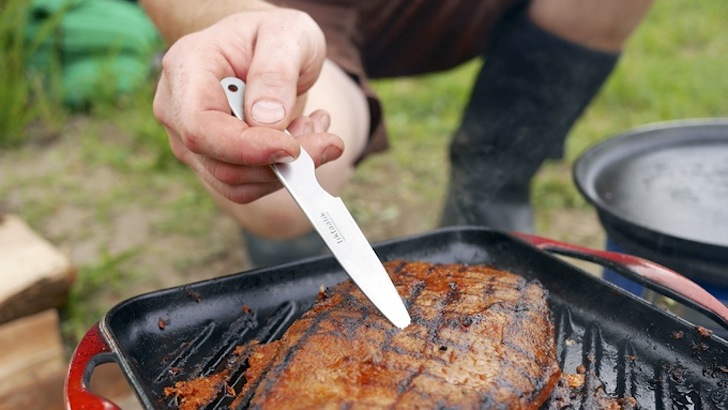 Outdoor cooking knives