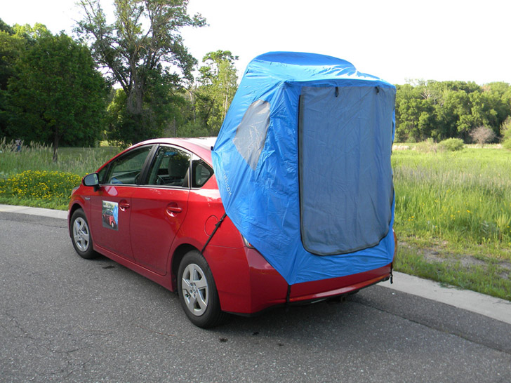 Habitents Hatchback BLUE Prius Car Camping Tent 2010 through 2015 Models 