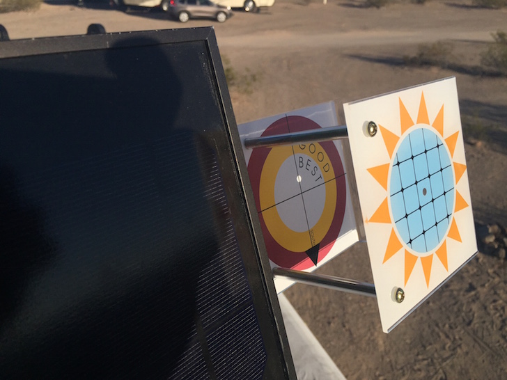 Solar panel positioner