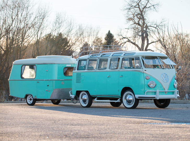 1963 VW Transporter with trailer