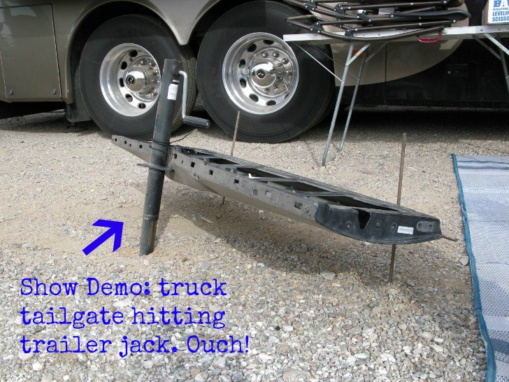 avoid truck tailgate damage