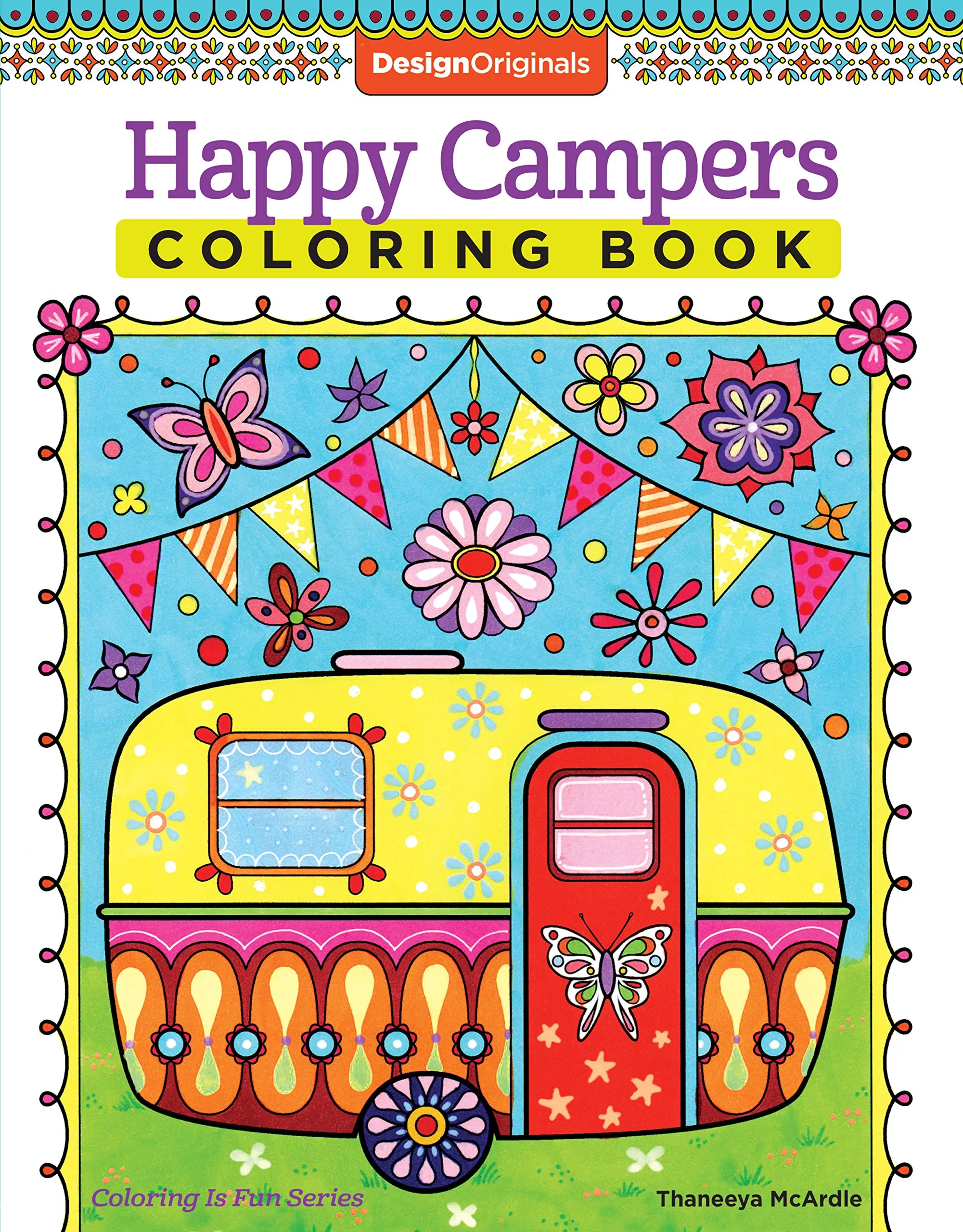 Happy Campers Coloring Book by Thaneeya Mcardle 