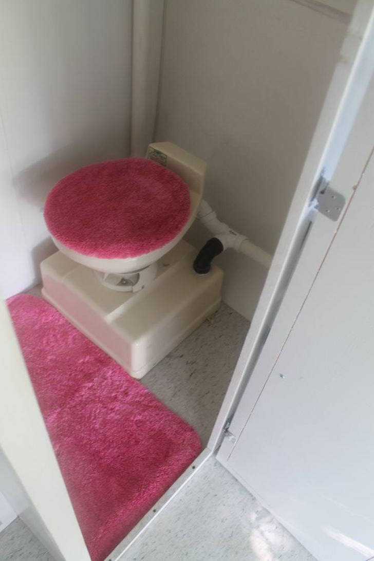 Toilet in bathroom