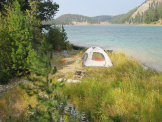 camp-spot-outside-yellowstone