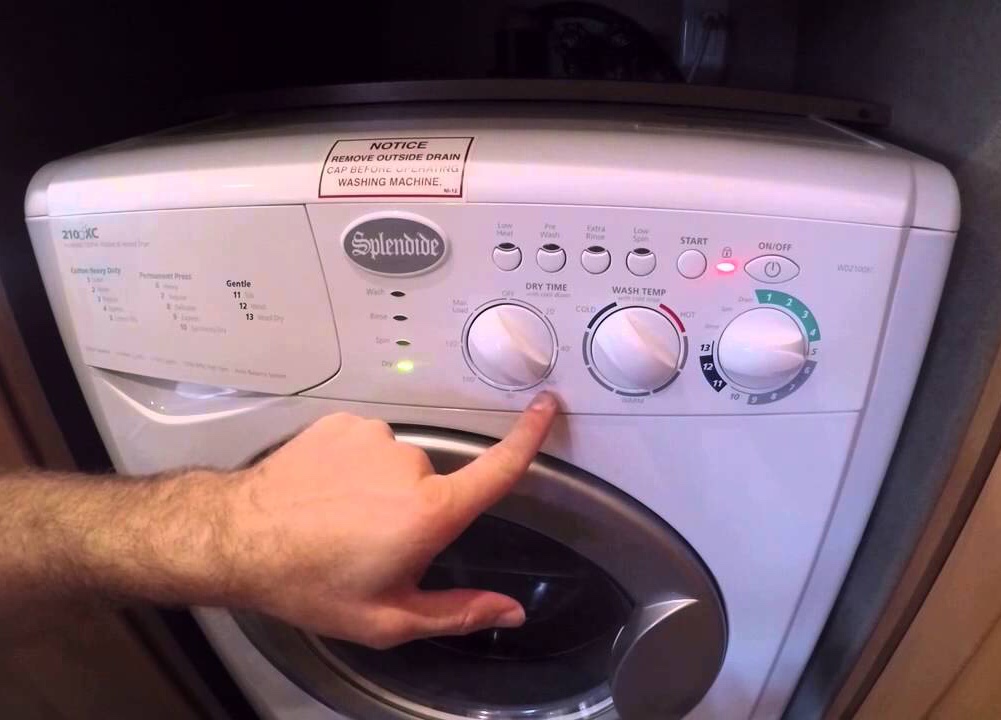 Clothes Washer in RV