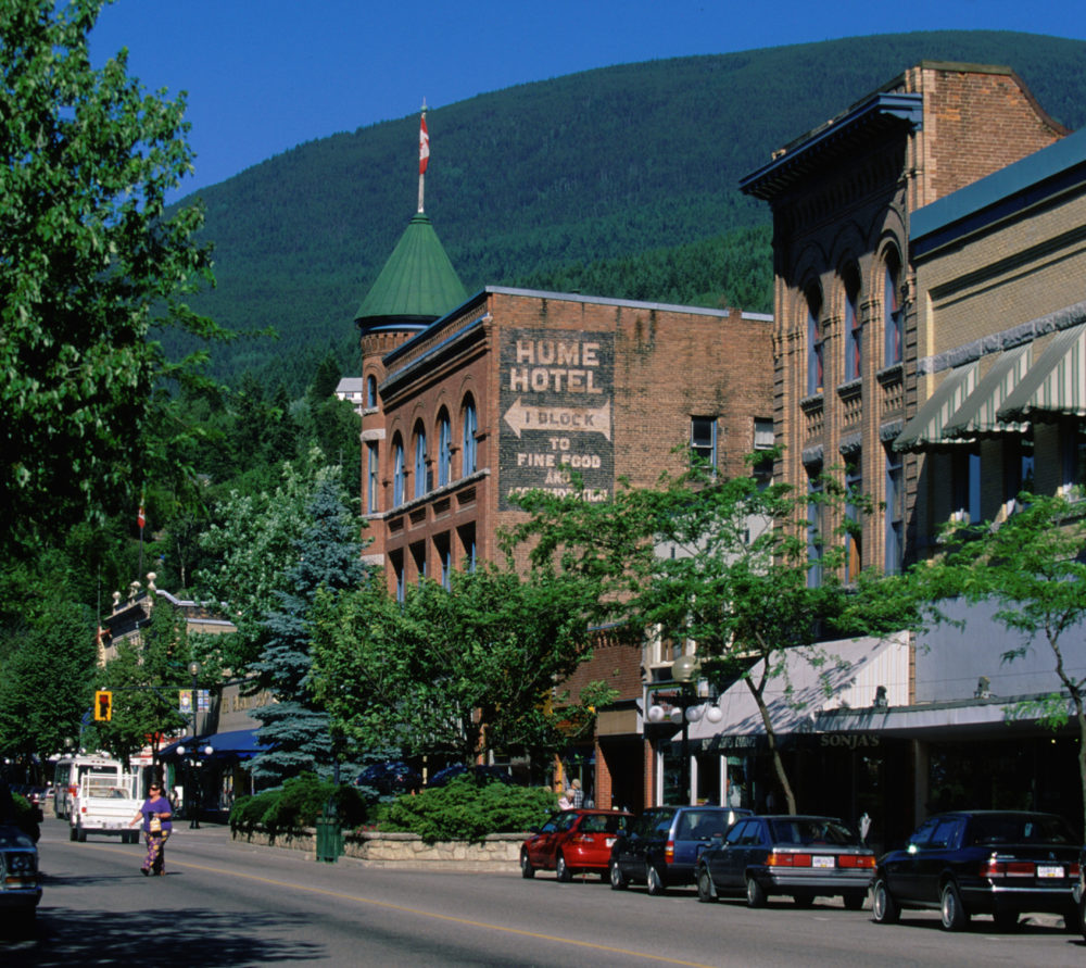Historic Baker Street in Nelson, BC By Don Weixl - National Scenic Byways Program -wikimedia