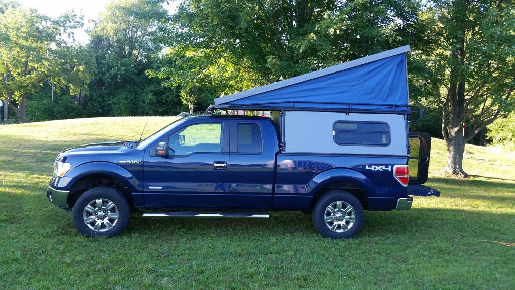 Build A Truck Camper With A Pop Top Roof