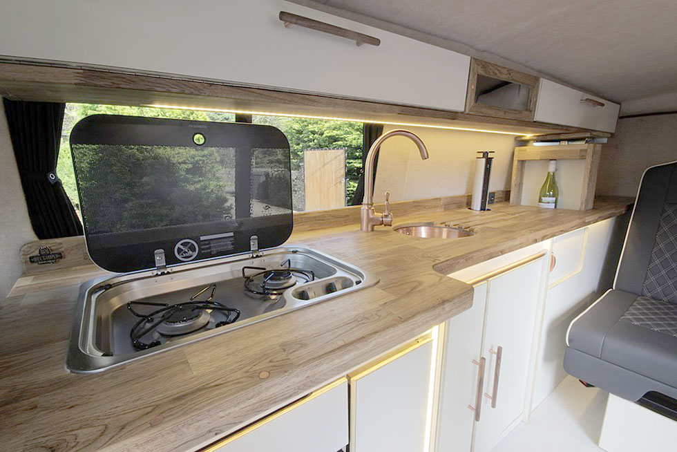 Diy Kitchen Pod For Camper Van, Building Rv Kitchen Cabinets