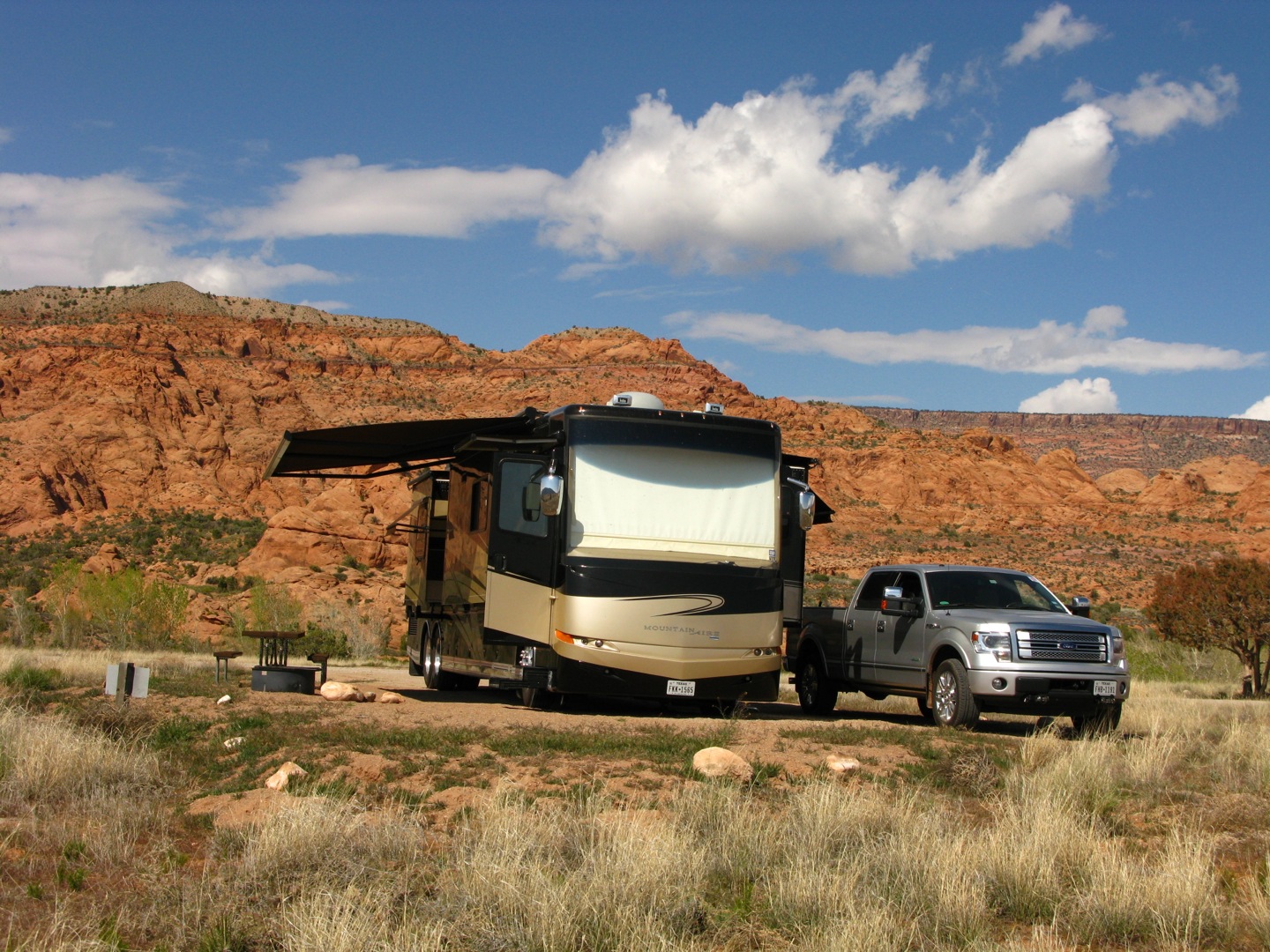 Boondocking on BLM land near Moab, UT. Photo by Scottybdivin on iRV2 Forums