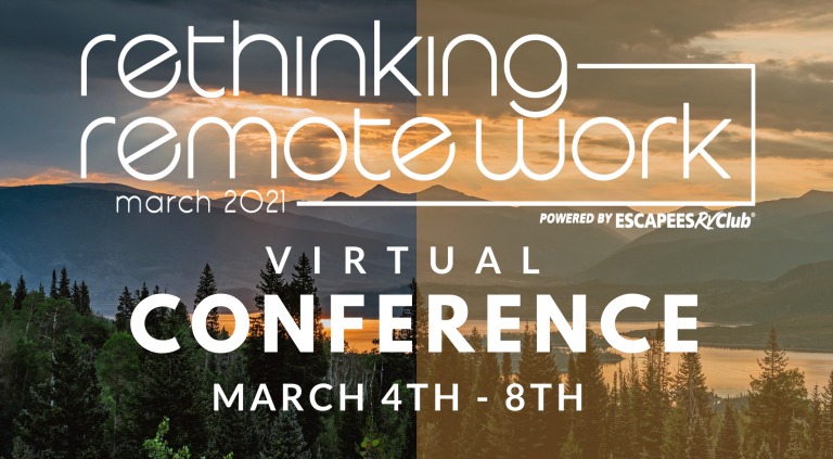 virtual conference Escapees RV remote work