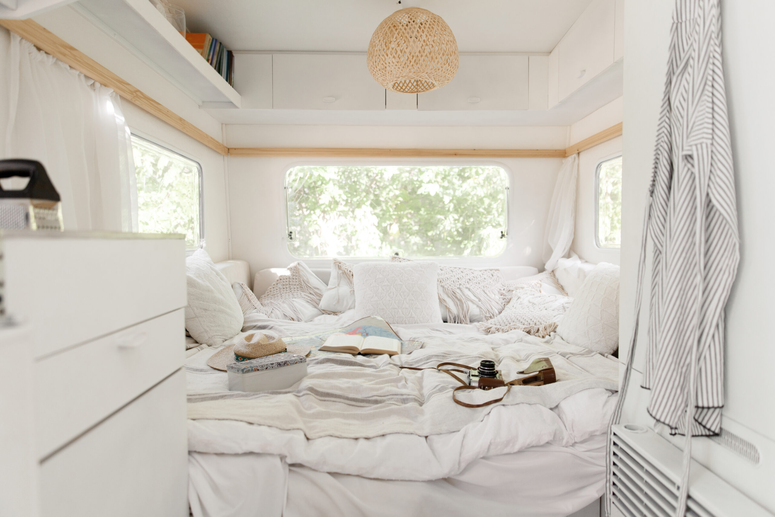 camper decor ideas - renovated interior