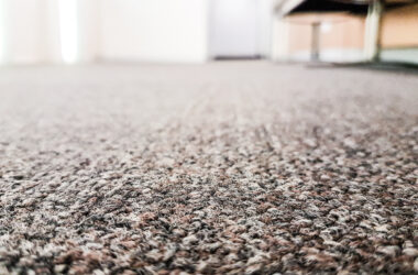 closeup of carpet looking fresh with a DIY carpet cleaner